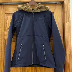 The Marmot Furlong soft-shell jacket Size M NavyBlue